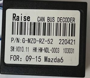 Canbus Adapter Bose Mazda 6 GH 2006-2012