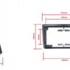 RAMKA POD RADIO 9 CALI OPEL ANTARA 2006-2011