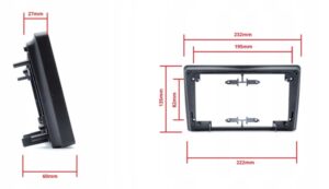 RAMKA POD RADIO 9 CALI OPEL ANTARA 2006-2011