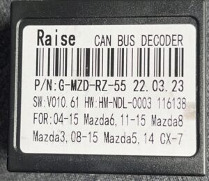 Canbus Adapter Bose Mazda 3 5 CX-7 CX-9 -dopłata
