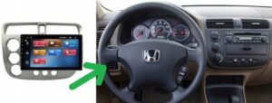 67fed8ae661883c03e77925f892fa1c6.jpg RAMKA DO RADIA / NAWIGACJA HONDA CIVIC 2000-2006