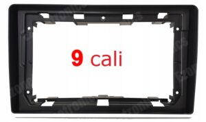 c6ffd6025731d27064e71d9a6e498c67.jpg RAMKA NAWIGACJI PEUGEOT 407 04-11 DO RADIA 9 cali