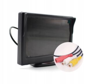 MONITOR LCD SAMOCHODOWY 5-CALOWY RCA +12V