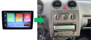 RADIO NAWIGACJA GPS VOLKSWAGEN CADDY 2005-2015 ANDROID 2/64 GB