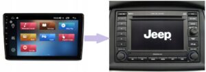 RADIO NAWIGACJA GPS CHRYSLER JEEP ZAMIAST REC/REJ 2/64 GB