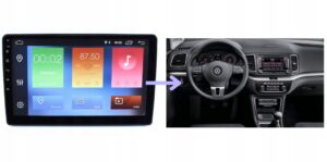 RADIO NAWIGACJA GPS VOLKSWAGEN SHARAN 2005-2014 ANDROID 2/64 GB