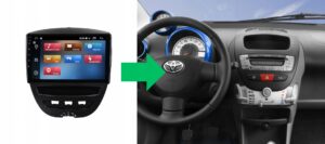 RADIO NAWIGACJA GPS TOYOTA AYGO 2005-2014 ANDROID 2/64 GB