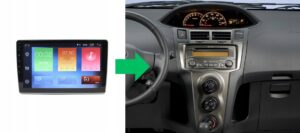 RADIO NAWIGACJA GPS TOYOTA YARIS 2005-2011 ANDROID 2/64 GB