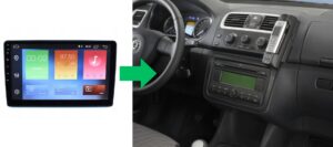 RADIO NAWIGACJA GPS SKODA FABIA MK2 2007- 2014 ANDROID 2/64 GB