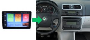 RADIO NAWIGACJA GPS SKODA ROOMSTER 2006-2015 ANDROID 2/64 GB