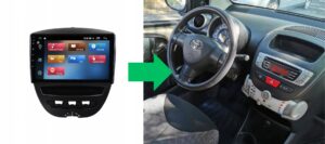 RADIO NAWIGACJA GPS TOYOTA AYGO 2005-2014 ANDROID 2/64 GB