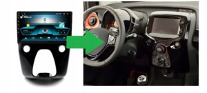 RADIO NAWIGACJA GPS PEUGEOT 108 2014-2021 ANDROID CARPLAY 2/64 GB