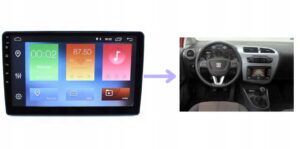 RADIO NAWIGACJA GPS SEAT LEON II 2005-2012 ANDROID 2/64 GB