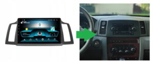 RADIO NAWIGACJA GPS JEEP GRAND CHEROKEE 2004-2007 ANDROID zamiast REC/REJ 2/64 GB