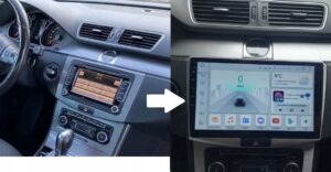RADIO NAWIGACJA GPS VOLKSWAGEN PASSAT B7 2010-2015 ANDROID CARPLAY 2/64 GB