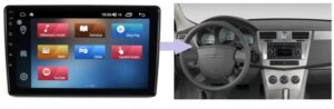 RADIO NAWIGACJA GPS CHRYSLER SEBRING 2006-2010 ANDROID 2/64 GB