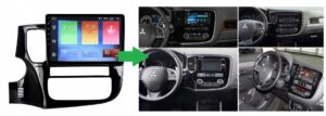 RADIO NAWIGACJA GPS MITSUBISHI OUTLANDER III 2012+ ANDROID CARPLAY 2/64 GB