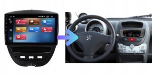 RADIO NAWIGACJA GPS PEUGEOT 107 2005-2014 ANDROID 8/128 GB
