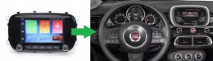 RADIO NAWIGACJA GPS FIAT 500X 2014+ ANDROID 4/64 GB