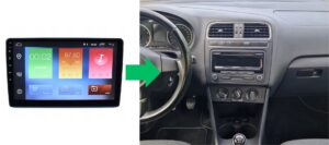 RADIO NAWIGACJA GPS VOLKSWAGEN POLO 5 2009-2013 ANDROID 8/128 GB
