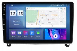 RADIO NAWIGACJA GPS PEUGEOT 407 2004-2011 ANDROID Srebrna 8/128 GB