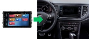 RADIO NAWIGACJA GPS VOLKSWAGEN T-ROC 2018+ ANDROID 8/128 GB