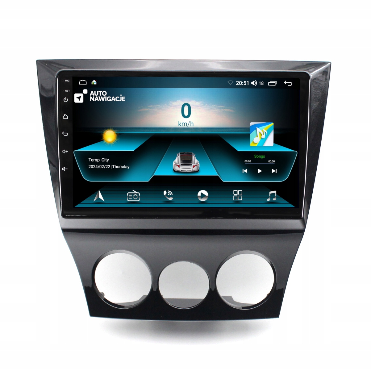 RADIO NAWIGACJA GPS MAZDA RX-8 RX8 2009-2011 ANDROID 2/64 GB