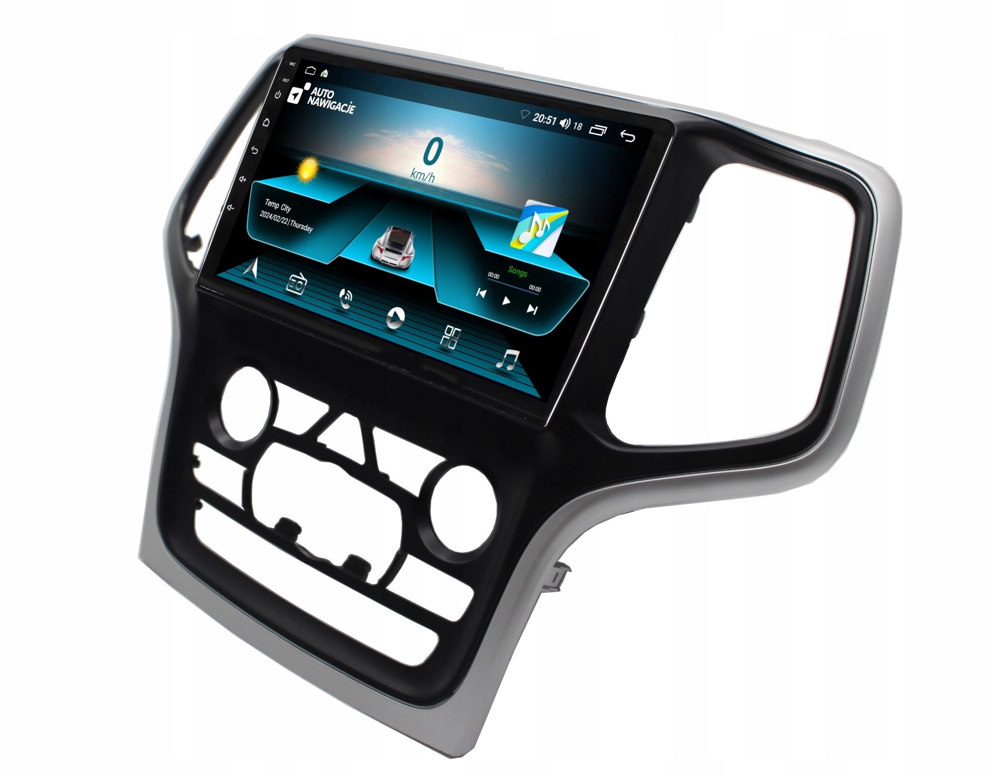 RADIO NAWIGACJA GPS JEEP GRAND CHEROKEE IV 2014-2020 ANDROID 2/64 GB