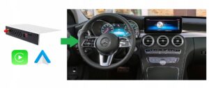 MODUŁ CARPLAY APPLE ANDROID AUTO MERCEDES C KLASA W205 NTG 5.0
