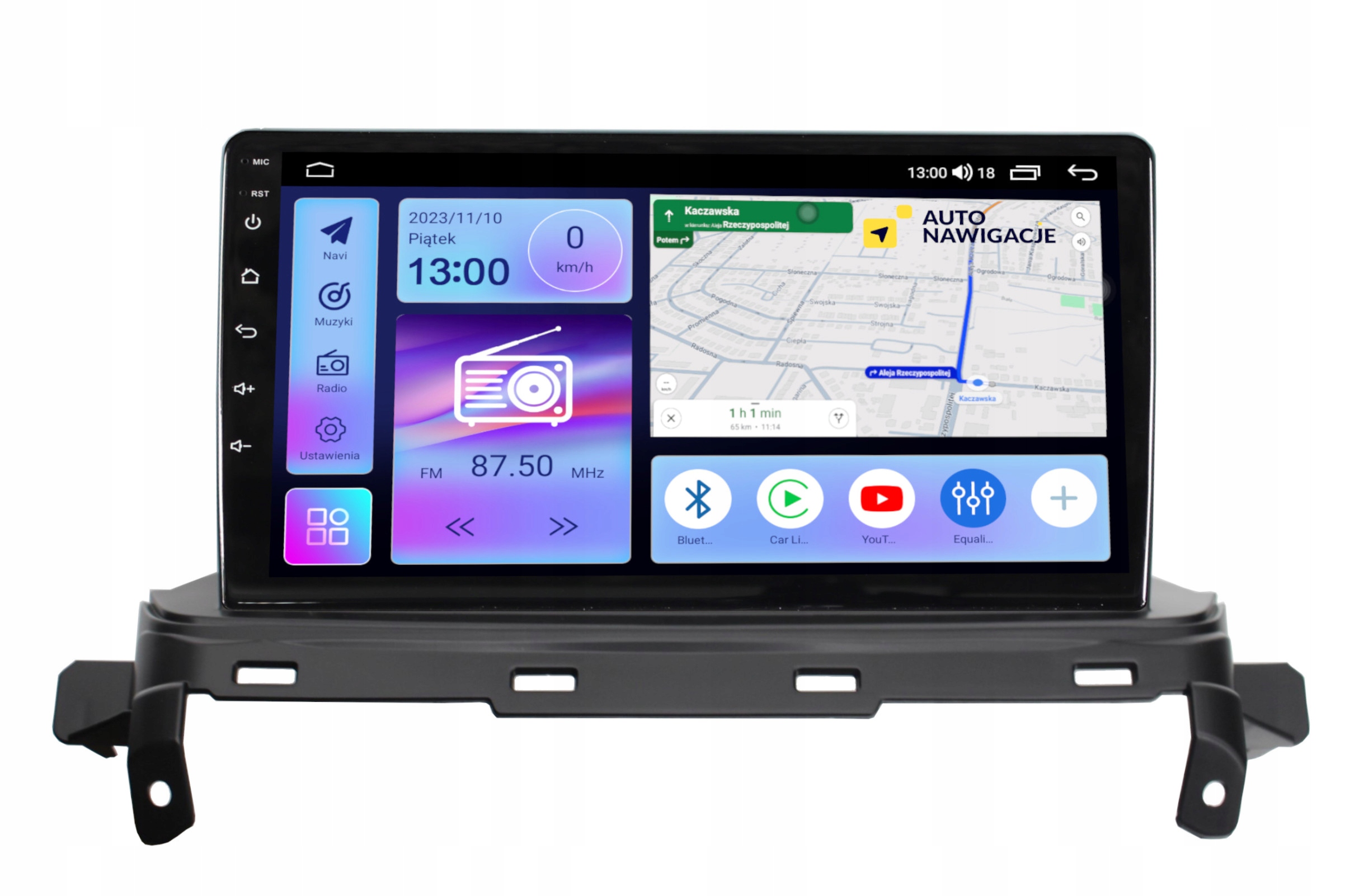 RADIO NAWIGACJA GPS MITSUBISHI ECLIPSE CROSS 2017-2020 ANDROID 8/128 GB