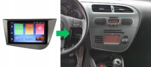 RADIO NAWIGACJA GPS SEAT LEON II 2005-2012 ANDROID 4/64 GB