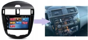 RADIO NAWIGACJA GPS NISSAN PULSAR 2011+ ANDROID 8/128 GB