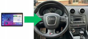 RADIO NAWIGACJA GPS AUDI A3 8P 2003-2012 ANDROID 11,5 CALA 4/64 GB