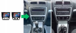 RADIO NAWIGACJA GPS SKODA OCTAVIA II 2004-2013 ANDROID 8/128 GB