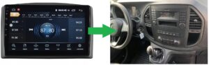 RADIO NAWIGACJA GPS MERCEDES BENZ VITO 2014-2018 ANDROID 4/64 GB