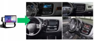 RADIO NAWIGACJA GPS MITSUBISHI OUTLANDER III 2012+ 11,5 cala 4/64 GB