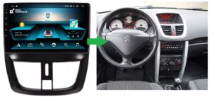 RADIO NAWIGACJA GPS PEUGEOT 207 2006-2012 ANDROID 2/64 GB