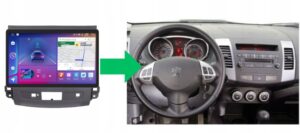 245706e5915f117cd04270d65fb6a2c3.jpg RADIO NAWIGACJA GPS MITSUBISHI OUTLANDER PEUGEOT 4007 2006-12 - 11,5 Cala 4/64 GB