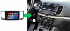 RADIONAWIGACJA GPS VOLKSWAGEN SHARAN 2010+ ANDROID 2/64 GB
