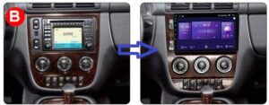 RADIO NAWIGACJA GPS MERCEDES ML W163 2001-2005 ANDROID 2/64 GB