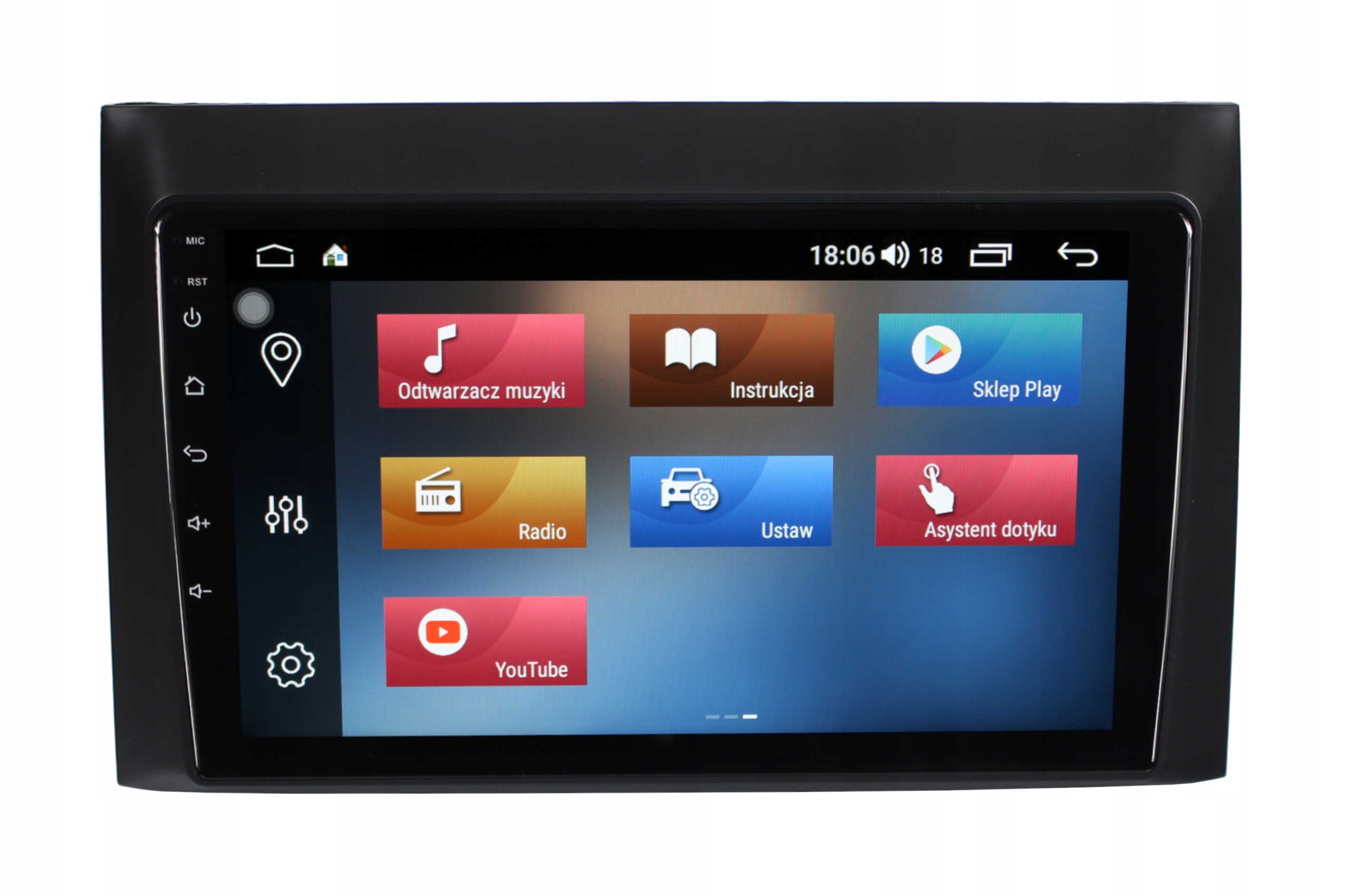 RADIO NAWIGACJA GPS ISUZU D-MAX 2002-2011 ANDROID 8/128 GB
