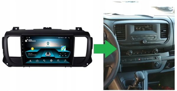 RADIO NAWIGACJA GPS PEUGEOT EXPERT 2016-2021 ANDROID 2/64 GB