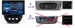 RADIO NAWIGACJA GPS CITROEN C1 2005-2014 ANDROID 11,5 CALA 4/64 GB