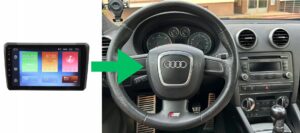 RADIO NAWIGACJA GPS AUDI A3 8P 2003-2012 ANDROID 2/64 GB