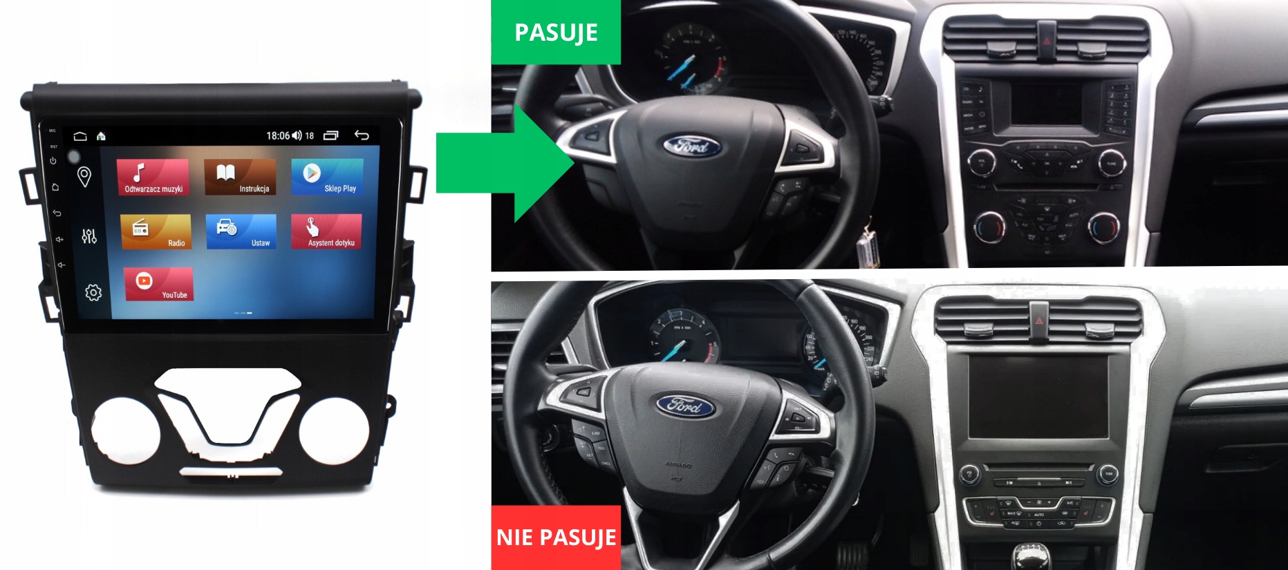 RADIO NAWIGACJA GPS FORD MONDEO MK5 2014+ ANDROID 2/64 GB 5 RADIO NAWIGACJA GPS FORD MONDEO MK5 2014+ ANDROID 2/64 GB