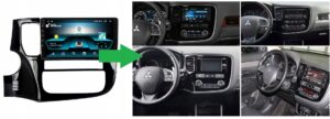 RADIO NAWIGACJA GPS MITSUBISHI OUTLANDER III 2012+ ANDROID 2/64 GB