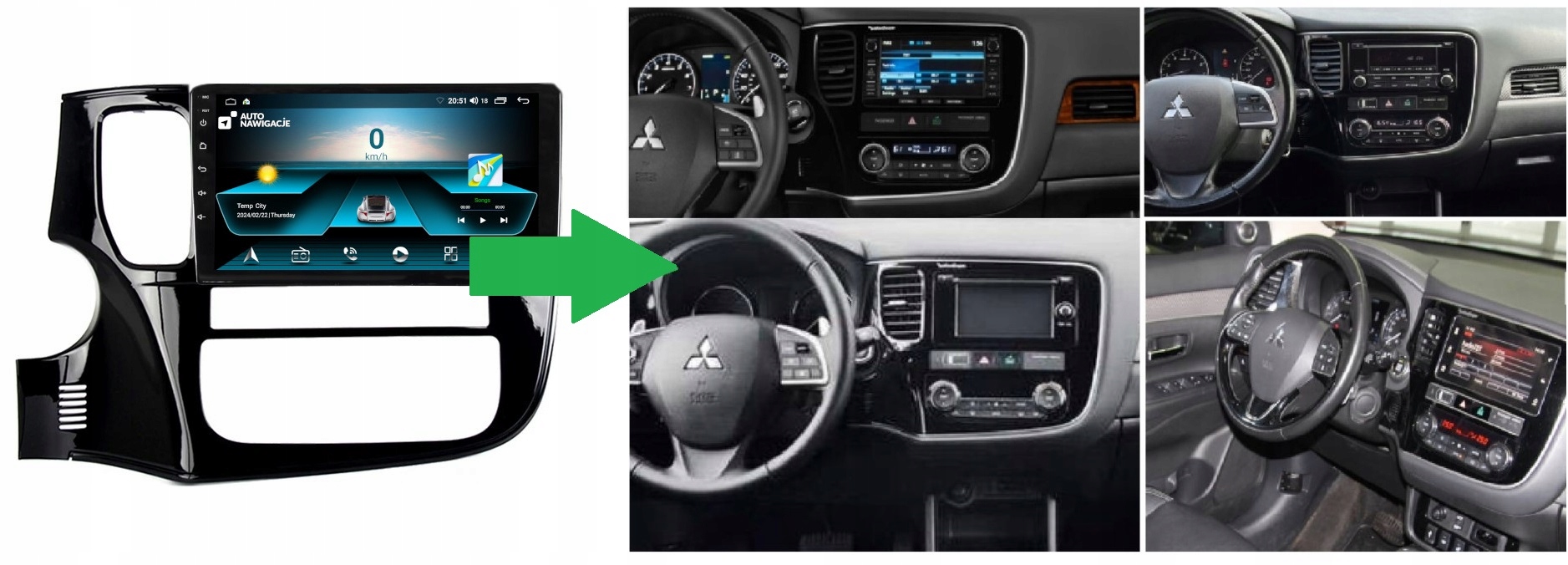 RADIO NAWIGACJA GPS MITSUBISHI OUTLANDER III 2012+ ANDROID 2/64 GB 5 RADIO NAWIGACJA GPS MITSUBISHI OUTLANDER III 2012+ ANDROID 2/64 GB
