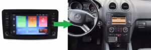 RADIO NAWIGACJA GPS MERCEDES BENZ ML / GL 2005-2012 ANDROID 4/64 GB