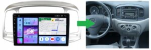 RADIO NAWIGACJA GPS HYUNDAI ACCENT 2005-2011 ANDROID 4/64 GB