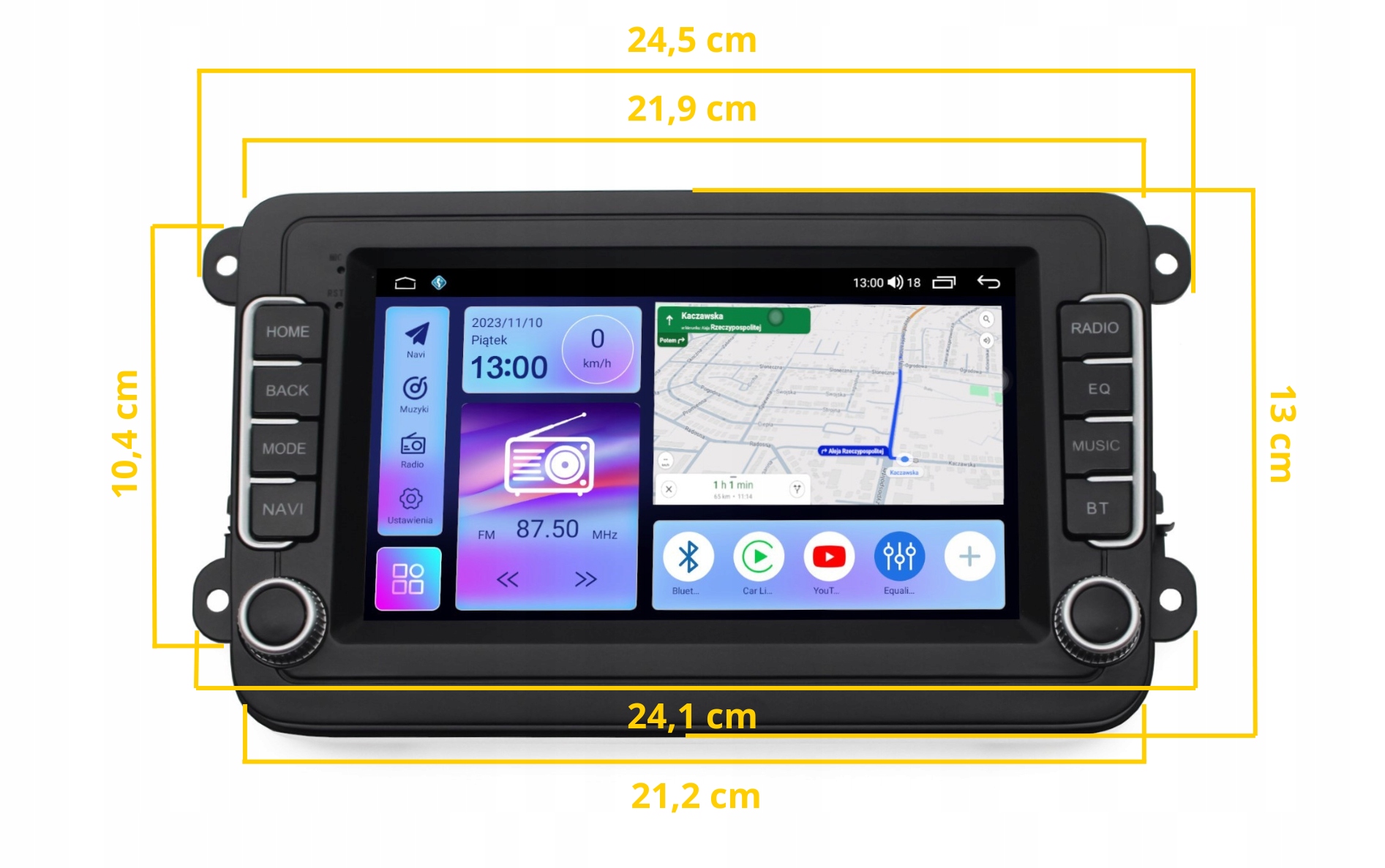 RADIO NAWIGACJA GPS SEAT TOLEDO MK4 2011-2015 ANDROID 4/64 GB